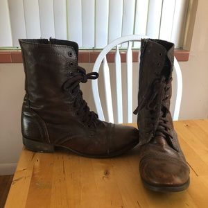 Steve Madden combat boots